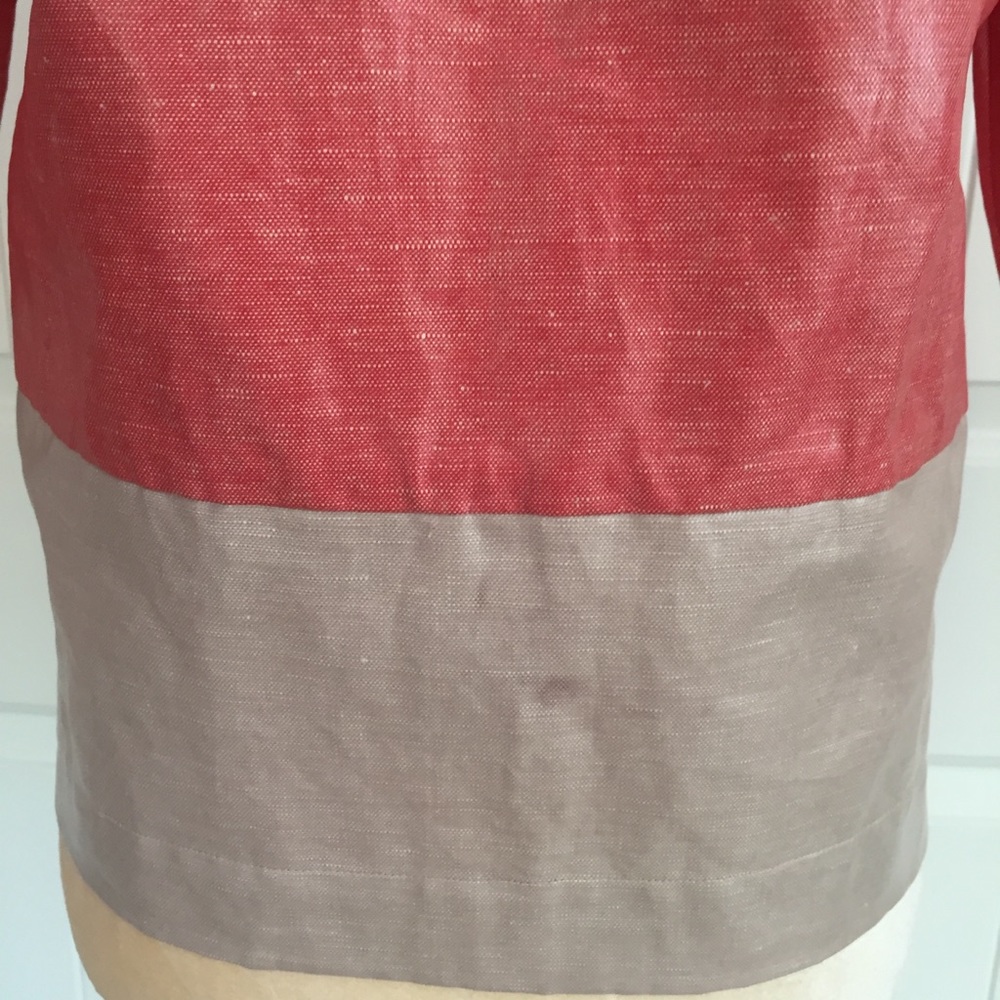 Kate Spade Saturday color block rain jacket size X small - Picture 5 of 8